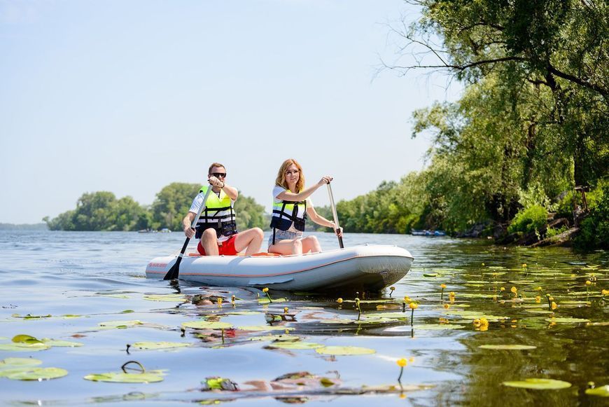 Canoa inflable Kolibri KM-460C sin cubierta, verde