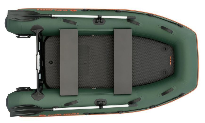 Ponton Kolibri KM-270XL, silnikowy Air-Deck, kolor zielony