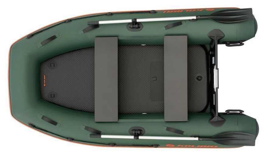 Ponton Kolibri KM-270XL, silnikowy Air-Deck, kolor zielony