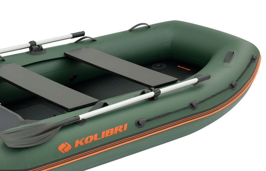 Ponton Kolibri KM-270XL, silnikowy Air-Deck, kolor zielony