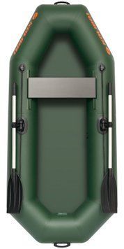 Ponton Kolibri K-230, wiosłowy bez pokładu, kolor zielony