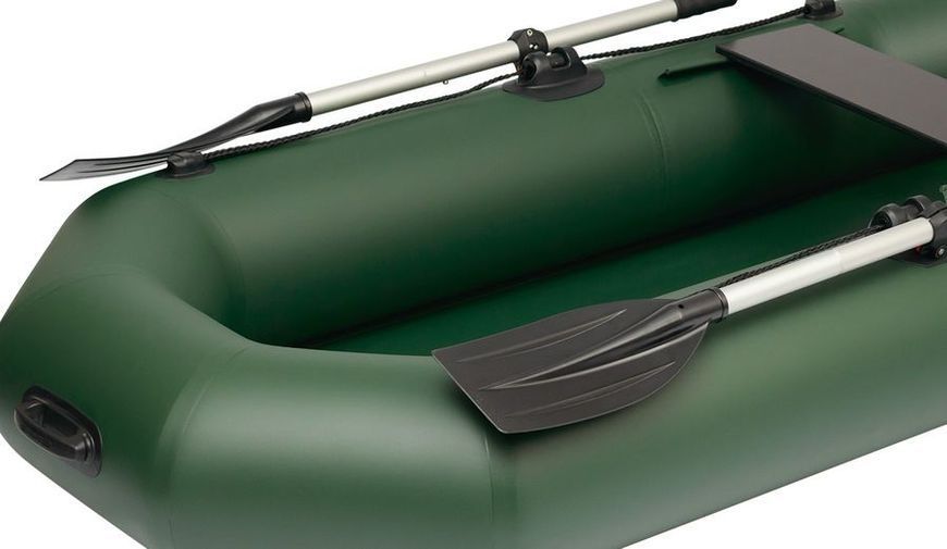 Ponton Kolibri K-230, wiosłowy bez pokładu, kolor zielony