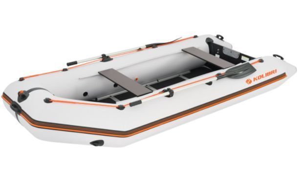 Inflatable boat Kolibri KM-360D Profi (light gray)