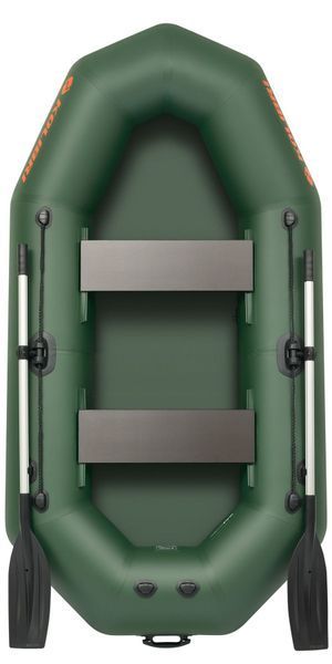 Embarcaci&oacute;n neum&aacute;tica Kolibri K-250T (Kolibri K-250T) de remos sin suelo, color verde