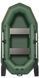 Embarcaci&oacute;n neum&aacute;tica Kolibri K-250T (Kolibri K-250T) de remos sin suelo, color verde