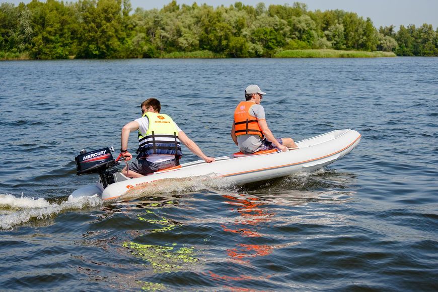 Kajak dmuchany Kolibri KM-460C bez pokładu, kolor zielony