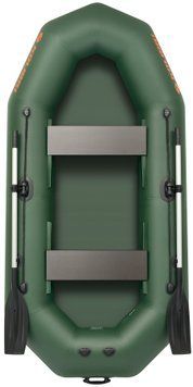 Ponton Kolibri K-270T, wiosłowy bez pokładu, kolor zielony