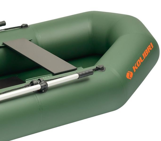 Ponton Kolibri K-270T, wiosłowy bez pokładu, kolor zielony