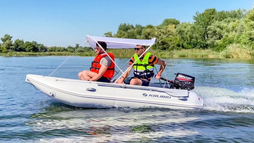 Catamaran Kolibri Sea Cat KM-380CM, AirDeck, Air Deck, Ciemnoszary