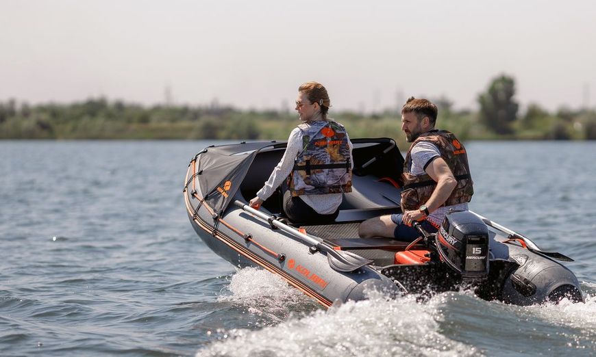 Schlauchboot Kolibri KM-270XL, Motorkiel Air-Deck, grün