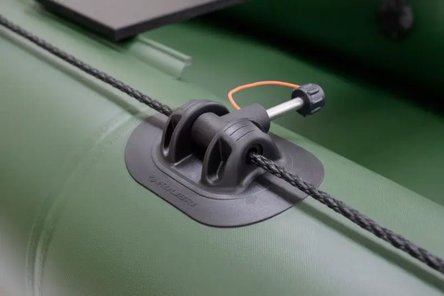 Ponton Kolibri K-270T, wiosłowy bez pokładu, kolor zielony