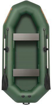 Ponton Kolibri K-290T, wiosłowy bez pokładu, kolor zielony
