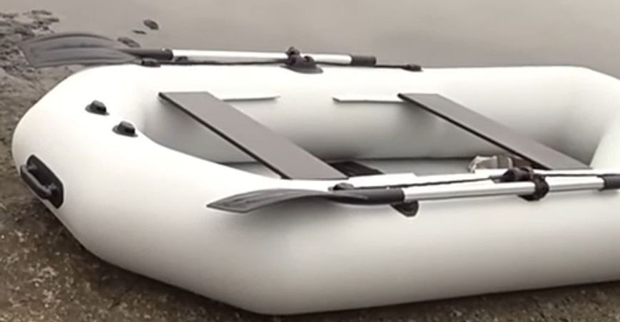 Inflatable boat Kolibri K-250T (light gray)