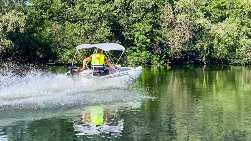 Catamaran Kolibri Sea Cat KM-420CM, AirDeck, Air Deck, Ciemnoszary