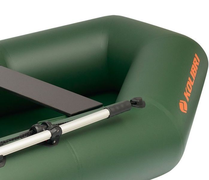 Embarcaci&oacute;n neum&aacute;tica Kolibri K-220T (Kolibri K-220T) de remos sin suelo, color verde