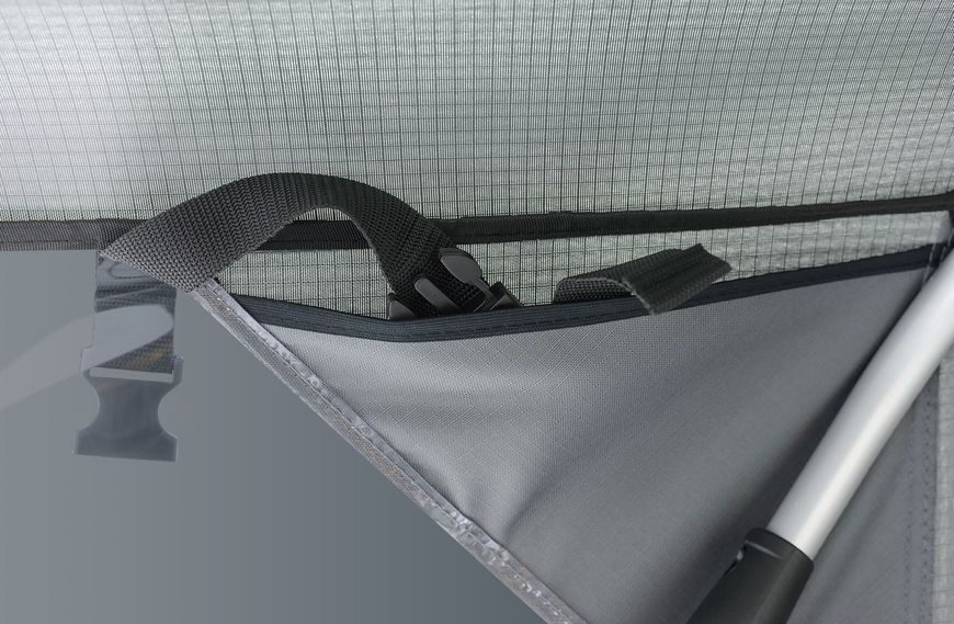 Awning - tent Kolibri KM-450DSL gray (33.233.0.35)