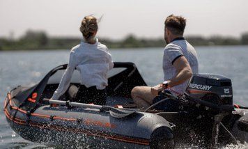 Надувна лодка Kolibri KM-330XL (темно-сіра) Kolibri КМ-330XL dark grey фото