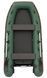 Inflatable boat Kolibri KM-330XL motor Air-Deck, dark gray, AirDeck, Air Deck, Zielony