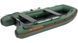 Inflatable boat Kolibri KM-330XL motor Air-Deck, dark gray, AirDeck, Air Deck, Zielony