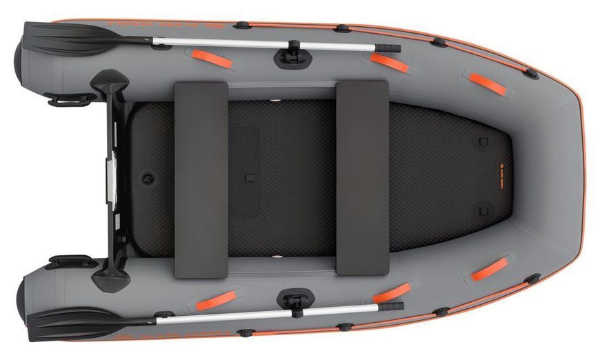 Inflatable boat Kolibri KM-270XL motor Air-Deck, dark gray, AirDeck, Air Deck, Ciemnoszary