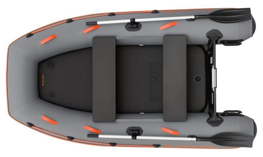 Inflatable boat Kolibri KM-270XL motor Air-Deck, dark gray, AirDeck, Air Deck, Ciemnoszary
