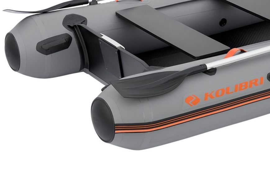 Inflatable boat Kolibri KM-270XL motor Air-Deck, dark gray, AirDeck, Air Deck, Ciemnoszary