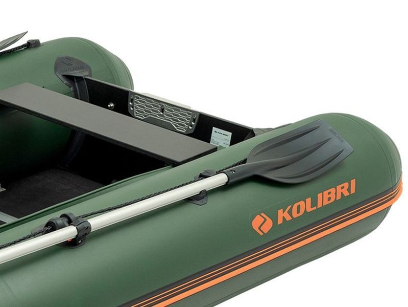 Ponton Kolibri KM-330DSL (Kolibri KM-330DSL) silnikowy kilowy twarda podłoga, zielony