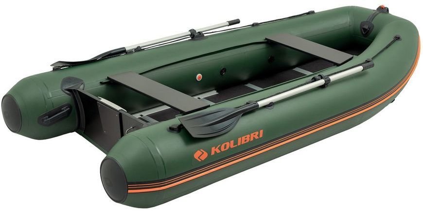 Ponton Kolibri KM-330DSL (Kolibri KM-330DSL) silnikowy kilowy twarda podłoga, zielony