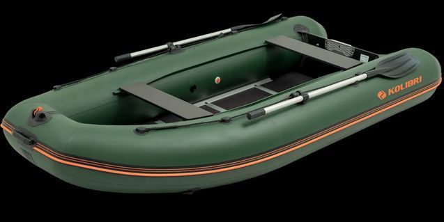 Ponton Kolibri KM-360DSL (Kolibri KM-360DSL) motorowy kilowy twarda podłoga, zielony
