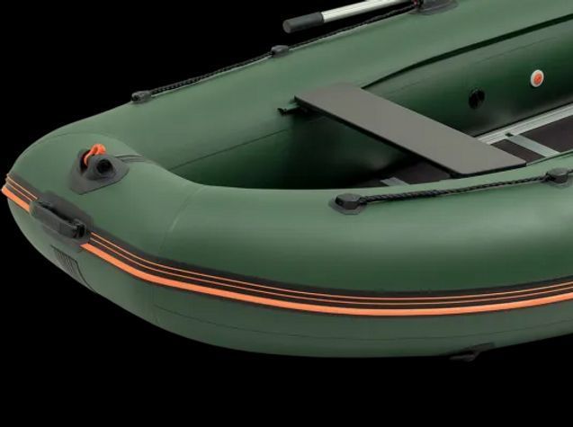 Ponton Kolibri KM-360DSL (Kolibri KM-360DSL) motorowy kilowy twarda podłoga, zielony