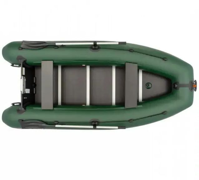 Ponton Kolibri KM-360DSL (Kolibri KM-360DSL) motorowy kilowy twarda podłoga, zielony