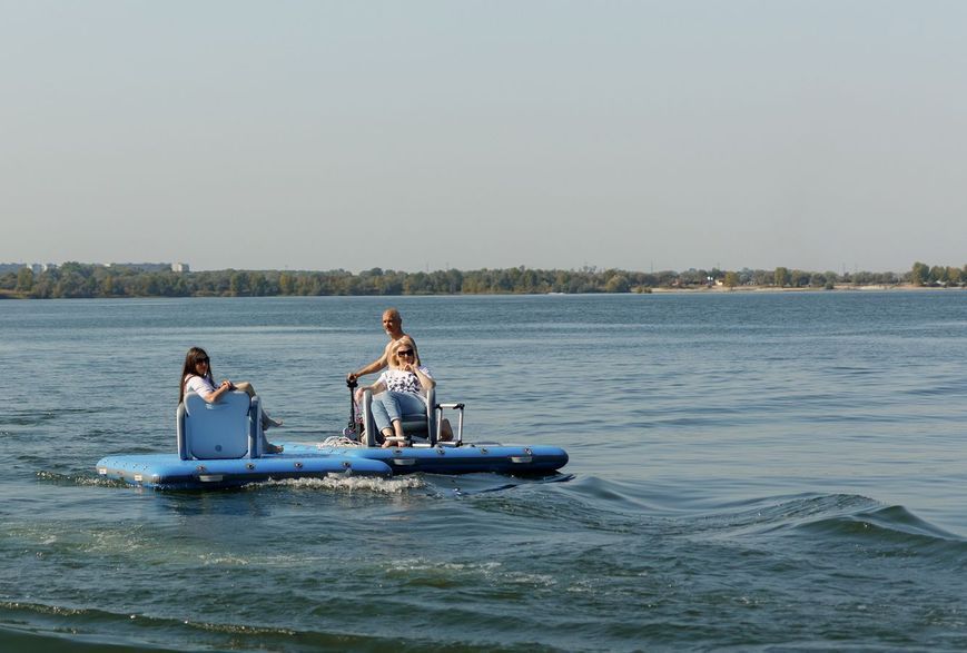 Nadmuchiwana platforma dokująca Kolibri DK-400, ultramaryna