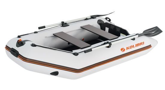 Inflatable boat Kolibri KM-260D Profi (light gray)