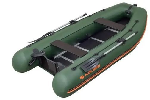 Ponton Kolibri KM-400DSL (Kolibri KM-400DSL) silnikowy kilowy twarda podłoga, zielony