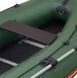 Надувний човен Колібрі КМ-450ДСЛ (Kolibri KM-450DSL) моторний кільовий фанерний пайол, зелений Kolibri KM-450DSL ciemnoszary фото 4