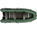 Надувний човен Колібрі КМ-450ДСЛ (Kolibri KM-450DSL) моторний кільовий фанерний пайол, зелений Kolibri KM-450DSL ciemnoszary фото 9