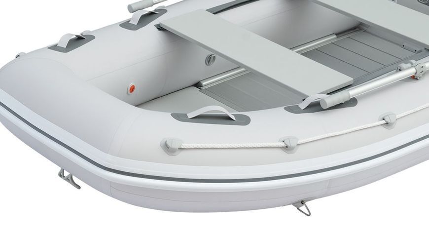 Inflatable boat Kolibri KM-270DXL (Kolibri KM-270DXL) motor keel Air-Deck, AirDeck, Air Deck, Jasnoszary