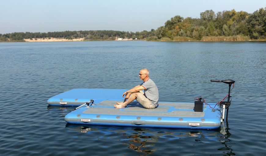 Inflatable docking platform Kolibri DK-320 (Kolibri DK-320) light gray, Jasnoszary