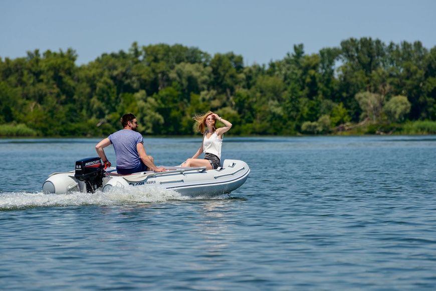 Inflatable boat Kolibri KM-300DXL (Kolibri KM-300DXL) motor keel Air-Deck, AirDeck, Air Deck, Jasnoszary