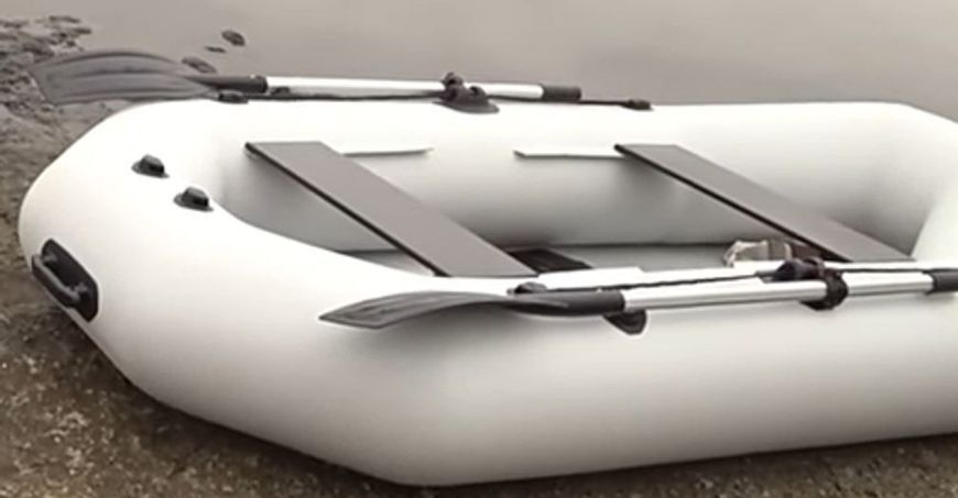 Inflatable boat Kolibri K-280T (light gray)