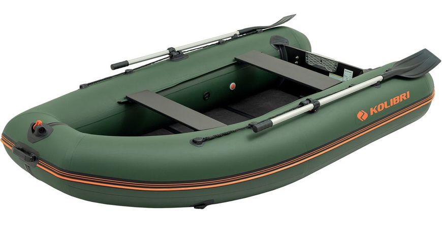 Schlauchboot Kolibri KM-280DL (Kolibri KM-280DL) Motorkielbuch, grün