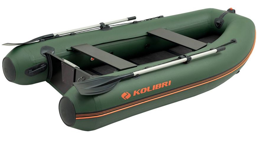 Schlauchboot Kolibri KM-280DL (Kolibri KM-280DL) Motorkielbuch, grün