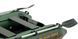 Inflatable boat Kolibri KM-245D Pro (Kolibri KM-245D) motor keel book, dark gray, Solidna, twarda podłoga, Slan-książka, Zielony