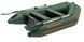 Inflatable boat Kolibri KM-245D Pro (Kolibri KM-245D) motor keel book, dark gray, Solidna, twarda podłoga, Slan-książka, Zielony