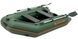 Inflatable boat Kolibri KM-245D Pro (Kolibri KM-245D) motor keel book, dark gray, Solidna, twarda podłoga, Slan-książka, Zielony