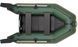 Inflatable boat Kolibri KM-245D Pro (Kolibri KM-245D) motor keel book, dark gray, Solidna, twarda podłoga, Slan-książka, Zielony