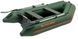 Inflatable boat Kolibri KM-260D Pro (Kolibri KM-260D) motor keel book, dark gray, Solidna, twarda podłoga, Slan-książka, Zielony