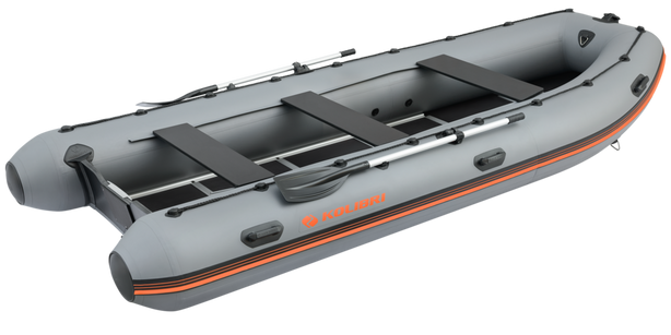 Inflatable boat Kolibri KM-400DSL (dark gray)