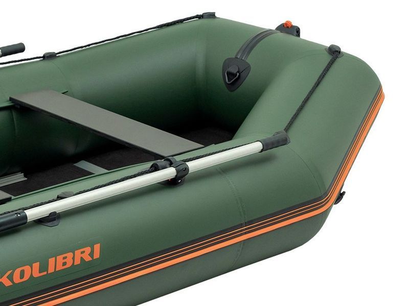 Ponton Kolibri KM-300D Pro (Kolibri KM-300D) motorowy twarda podłoga, kolor zielony