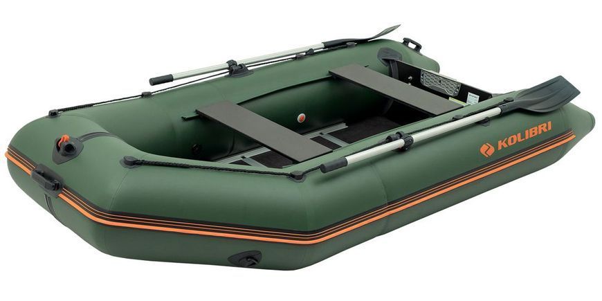 Ponton Kolibri KM-300D Pro (Kolibri KM-300D) motorowy twarda podłoga, kolor zielony